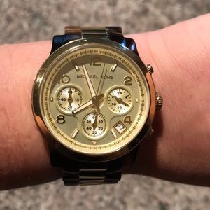 Michael Kors tortoise shell watch